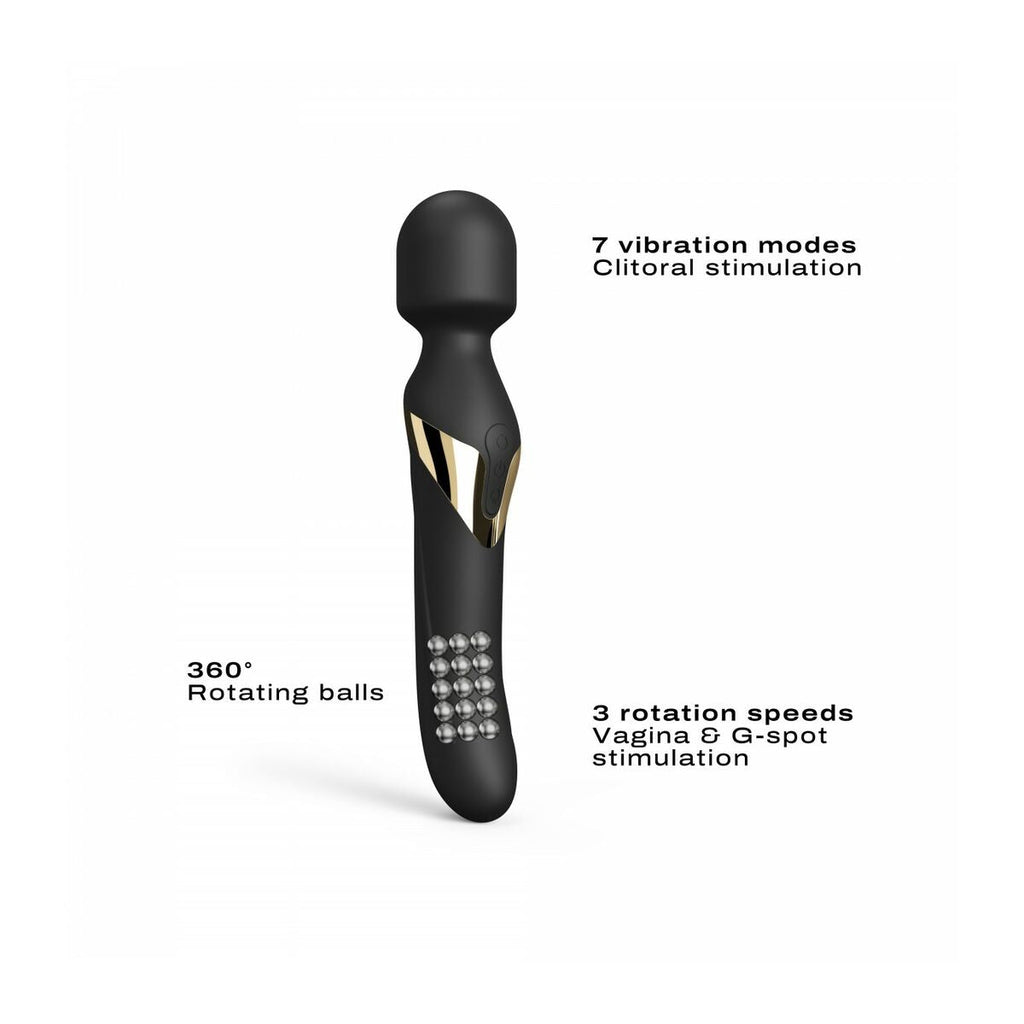 Dorcel Silikon-Vibrator schwarz wasserbeständig und diskret - Erotik Shop