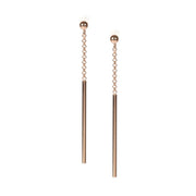 Dots Fixed Ohrringe – Roségold und Silber