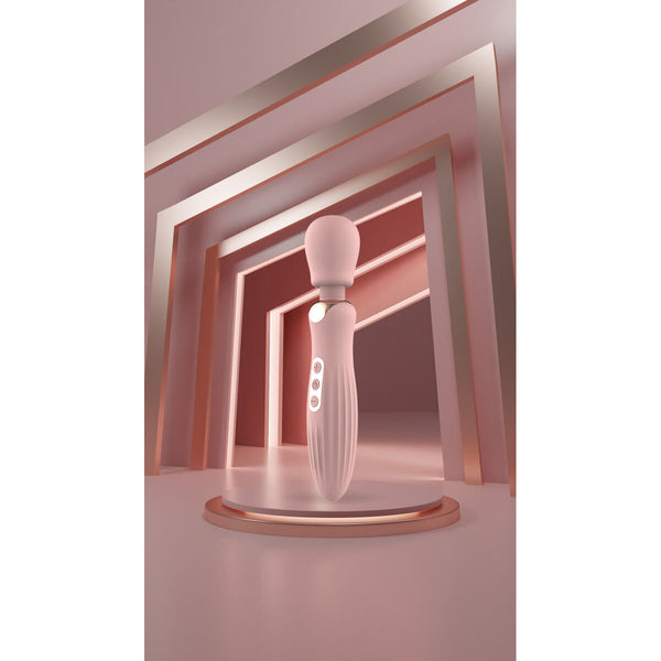 Dream Toys Glam: Rosa Silikon-Massagevorrichtung aufladbar - Erotik Shop