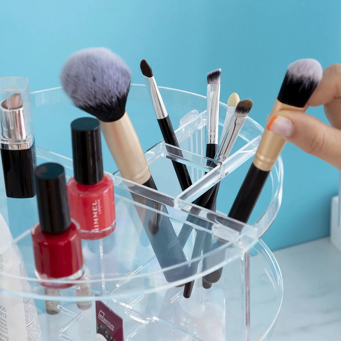 Drehbarer Make-up Organizer Rolkup – Detailansicht 4