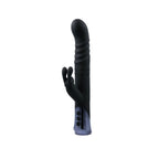 Dual Stimulationsvibrator Silberfarben – Silikon wasserfest - Erotik Shop