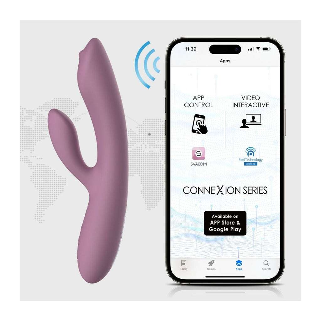 Dual Stimulationsvibrator Svakom Lila kaufen