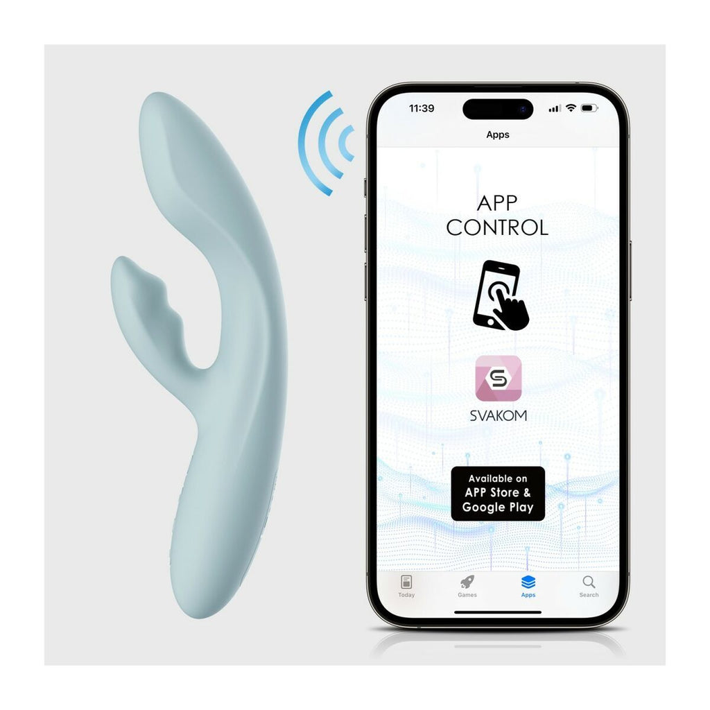 Dual Stimulationsvibrator Svakom türkis jetzt reduziert