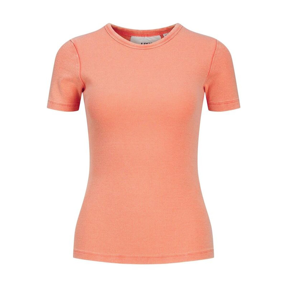 Damen T Shirt Jack Jones Jxfrankie Wash Ss Orange - Mode & Accessoires
