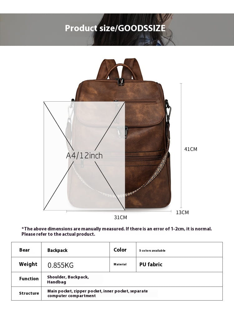 ALLFASHION RetroSense College-Rucksack