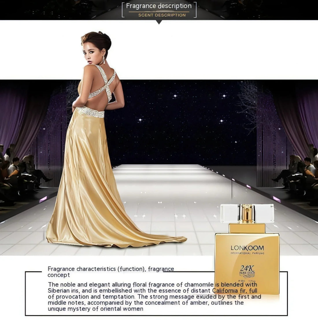 24K Eau de Toilette – langanhaltender Duft – Detailansicht 3