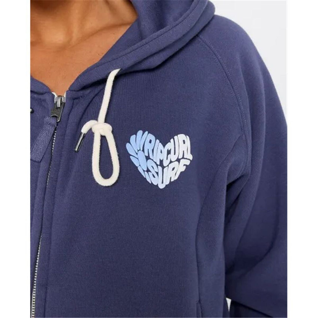 Damenjacke Rip Curl Galicia Full Zip Fleece Marineblau - Mode & Accessoires