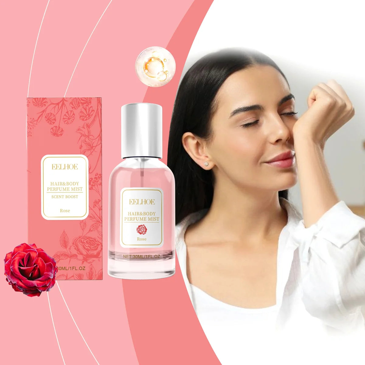 EELHOE Rose Haar- & Körperspray