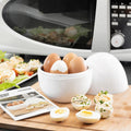 Eierkocher für die Mikrowelle mit Rezepten Boilegg