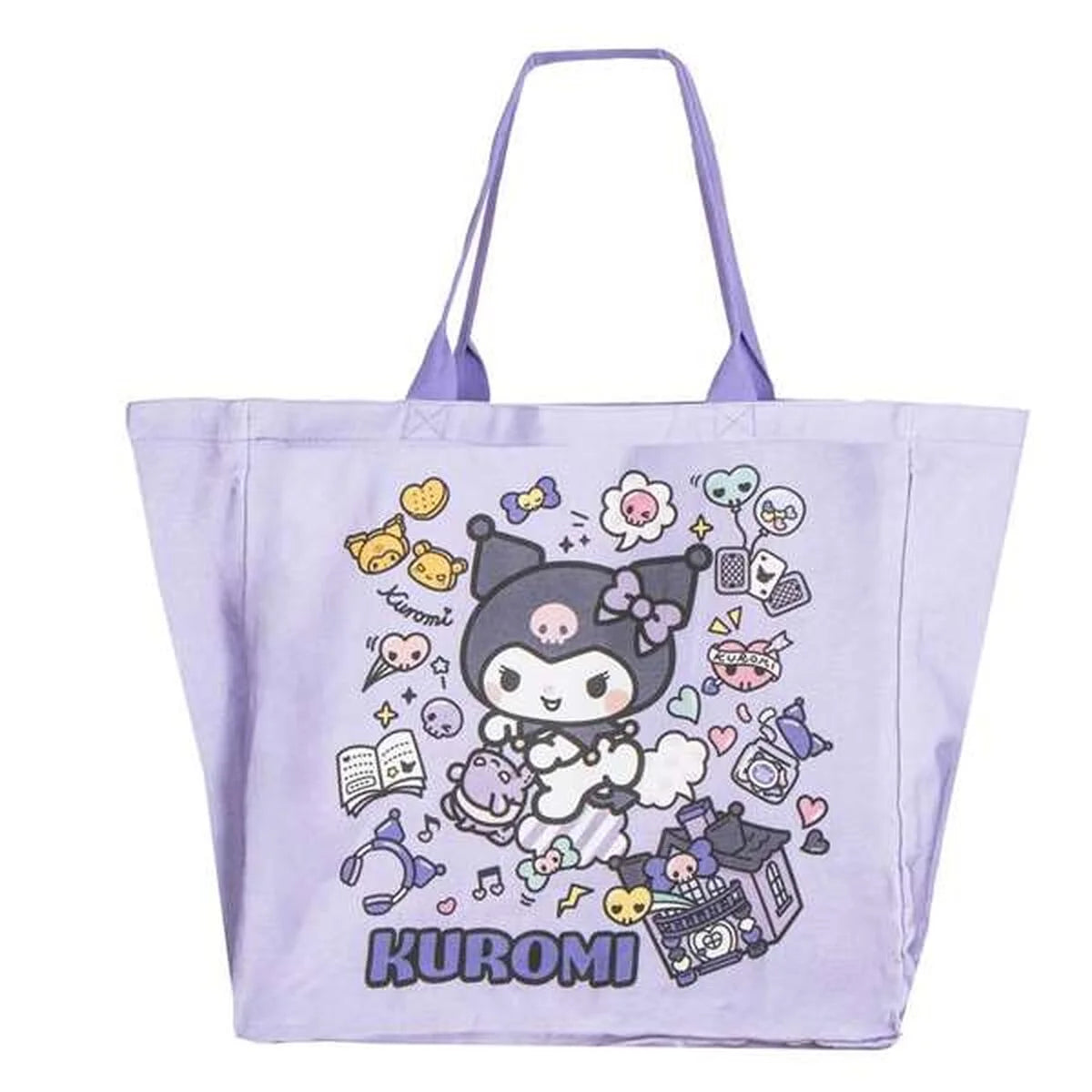 Einkaufstasche Hello Kitty Kuromi  Lila 48 x 43 x 17 cm – Produktansicht 2