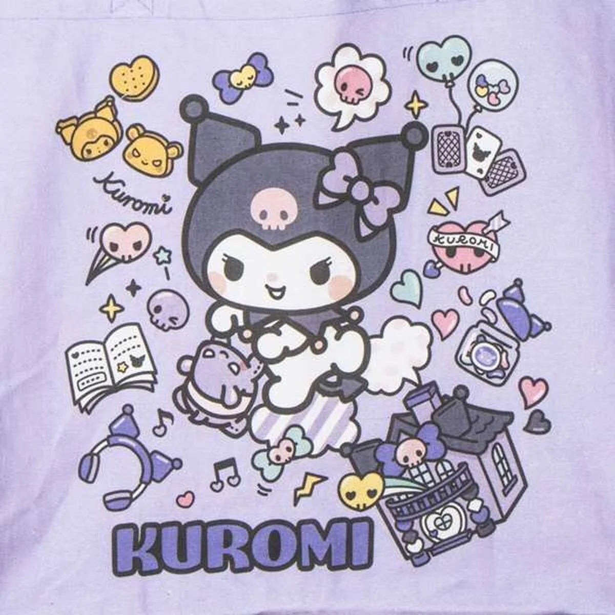 Einkaufstasche Hello Kitty Kuromi  Lila 48 x 43 x 17 cm – Produktansicht 3