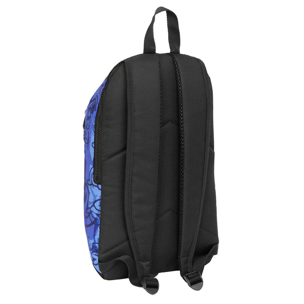 El Niño Roller Rucksack blau-schwarz 22x39x10 cm - Mode & Accessoires