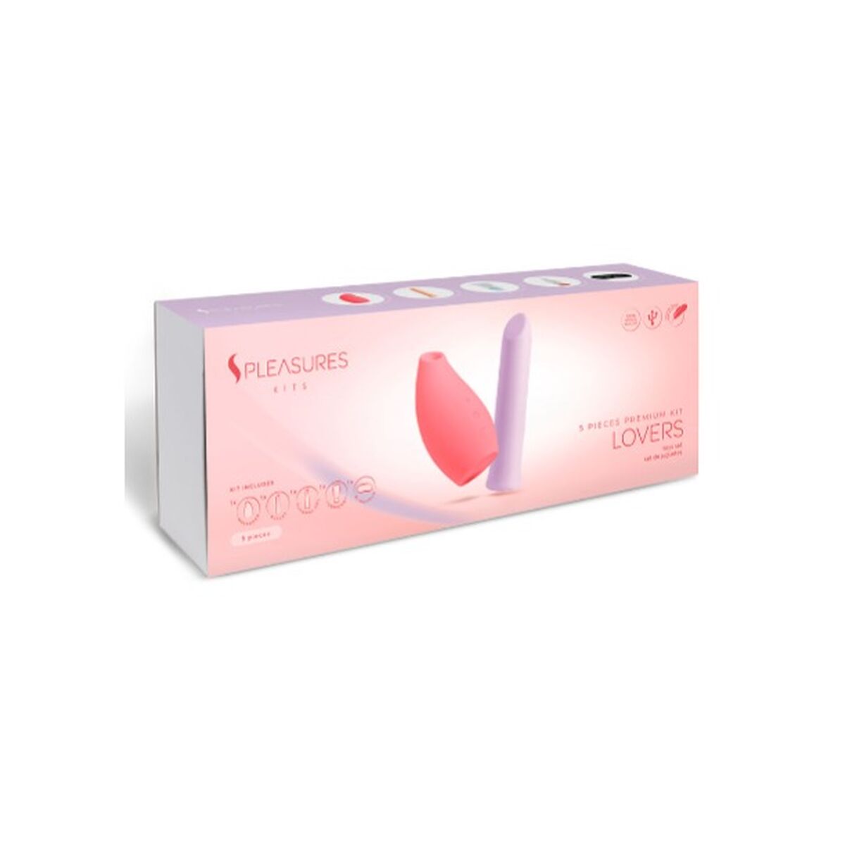 Erotik Spiel S Pleasures Vibrator lila Silikon aufladbar