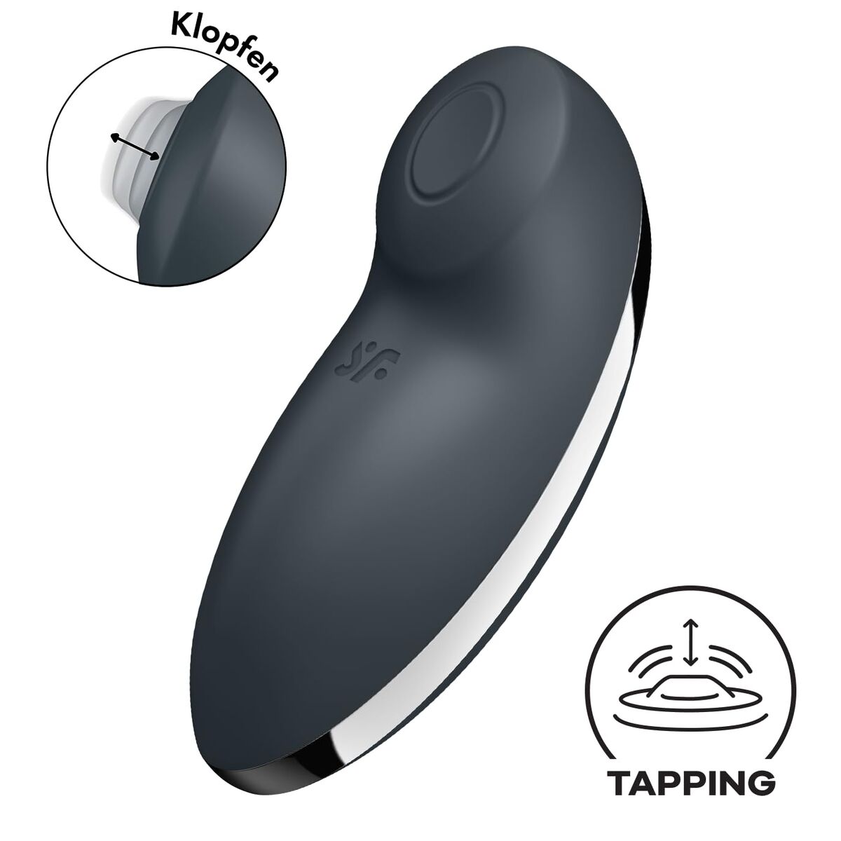 Erotischer Massager Satisfyer Grau