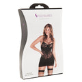 Erotisches Kleid S Pleasures Schwarz Einheitsgröße
