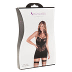 Erotisches Kleid S Pleasures Schwarz Einheitsgröße
