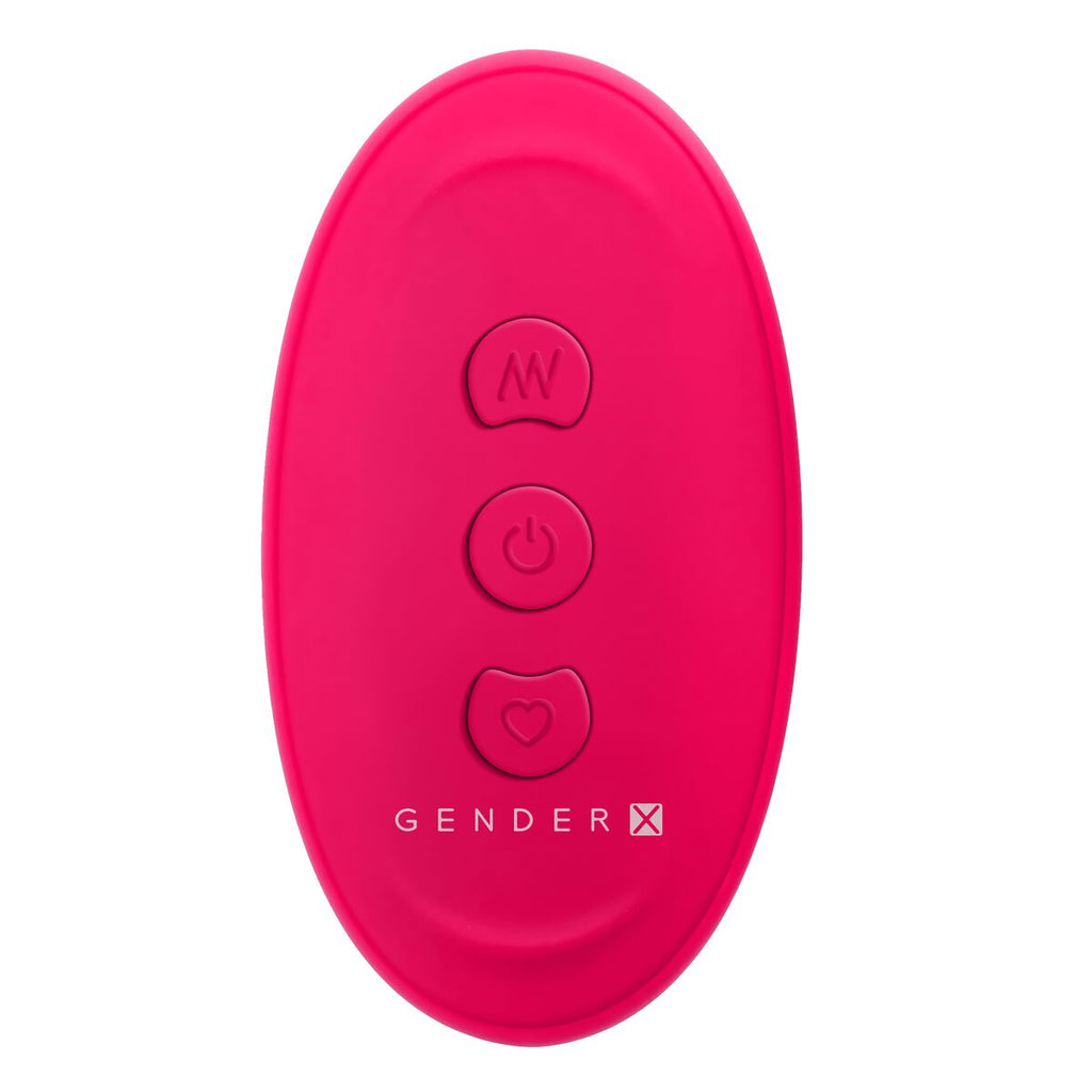 Evolved Gender X Anal Plug – Rot Silikon 12 Geschwindigkeiten - Erotik Shop