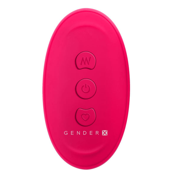 Evolved Gender X Anal Plug – Rot Silikon 12 Geschwindigkeiten - Erotik Shop