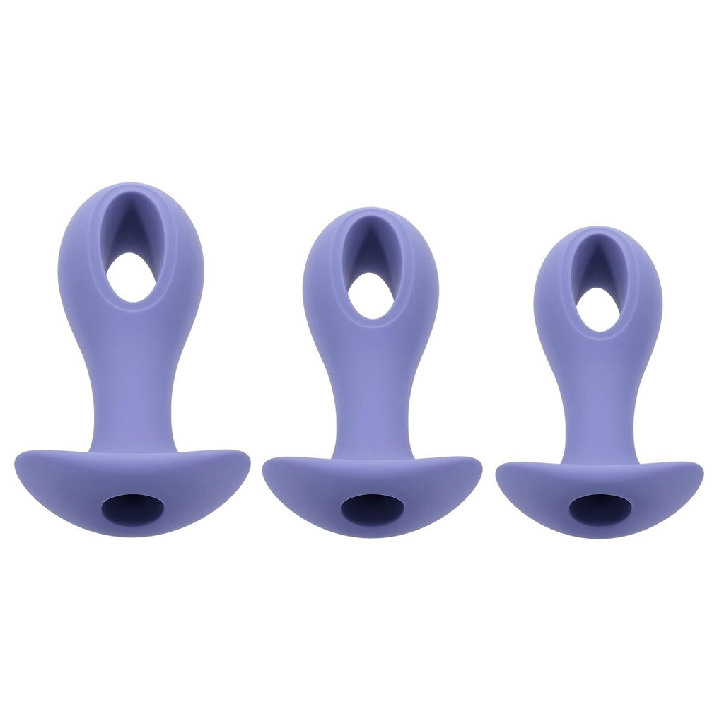 Evolved Lila Analplug Set – 3-teilig lila wasserfest - Erotik Shop