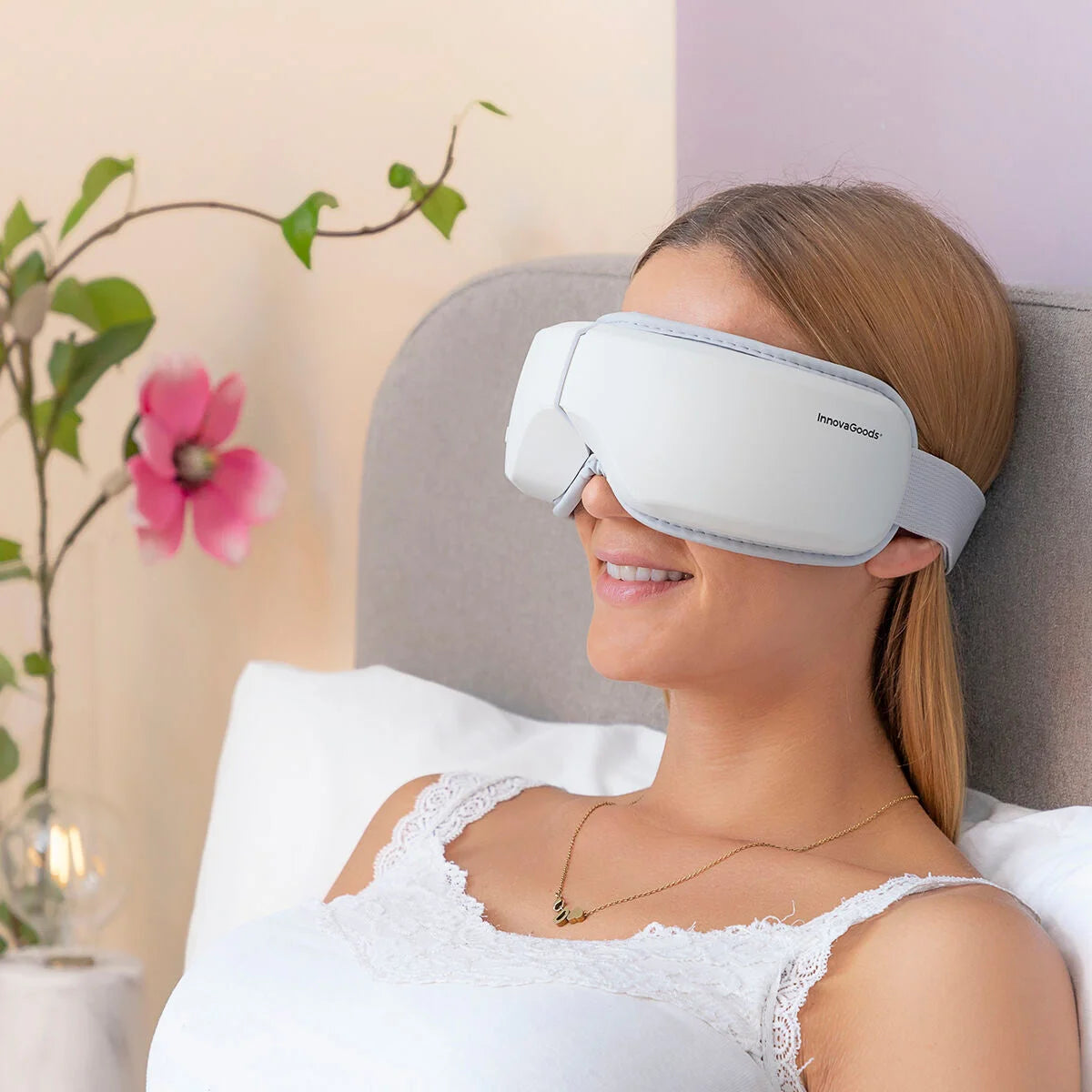 Eyesky Augenmassagegerät 4-in-1 das beim Einschlafen