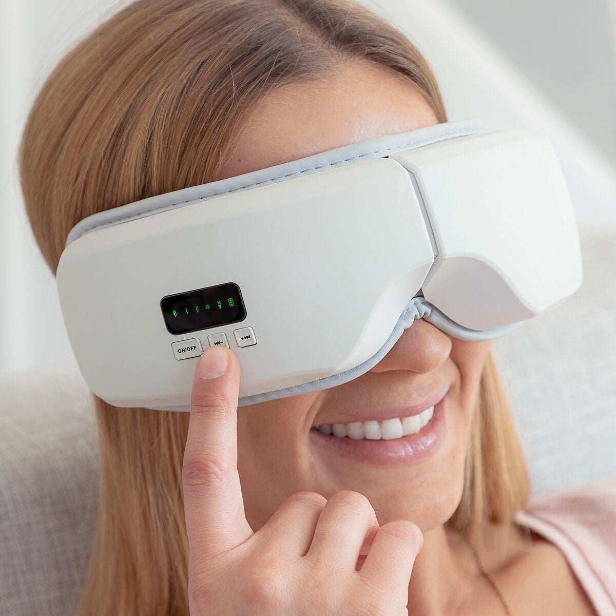 Eyesky Augenmassagegerät 4-in-1 das beim Einschlafen