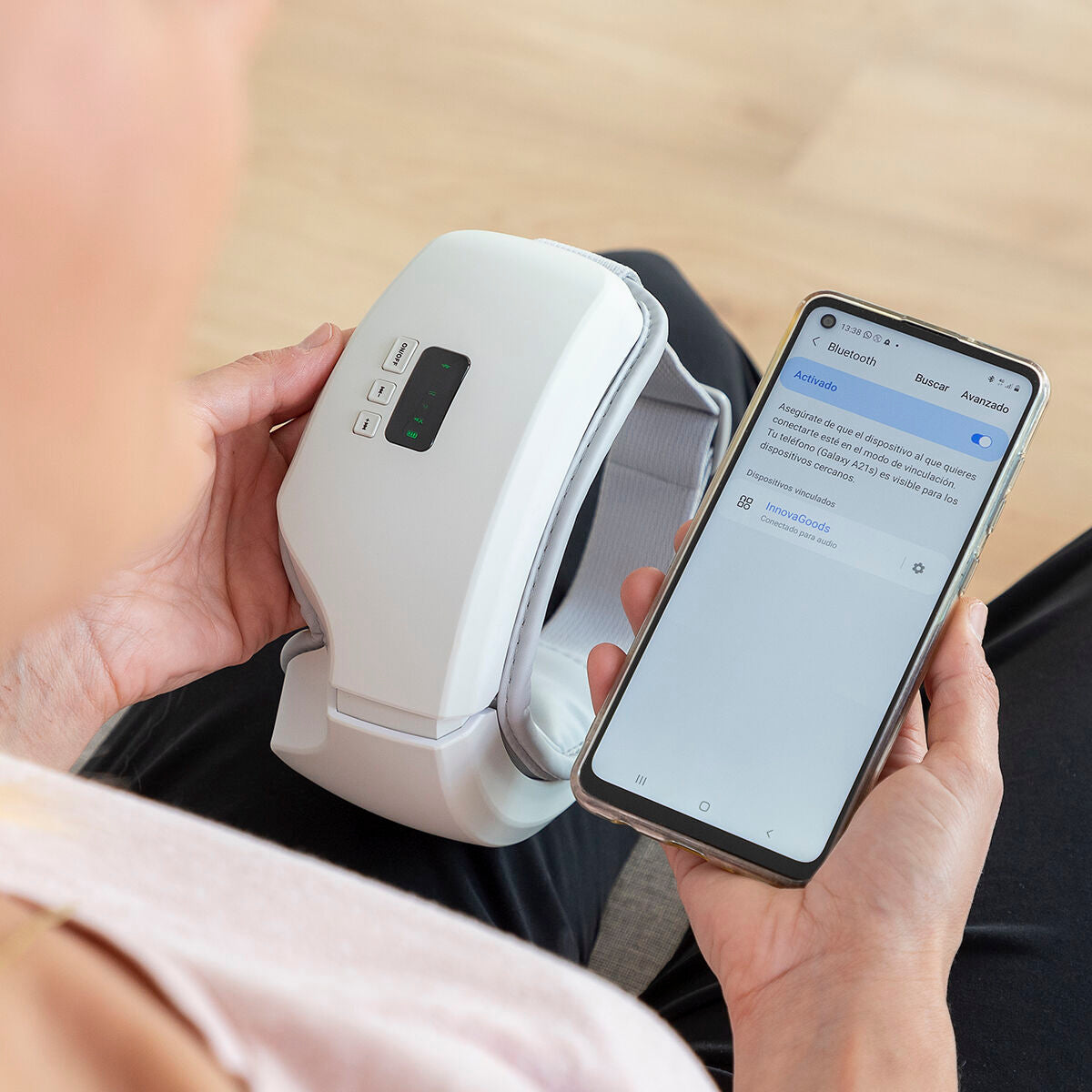 Eyesky Augenmassagegerät 4-in-1 das beim Einschlafen
