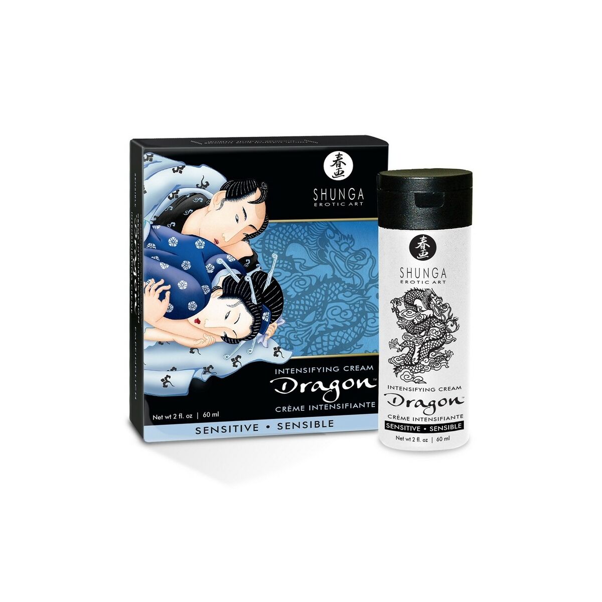 Virilitätscreme Shunga Dragon Sensitive 60 ml - Neuheiten