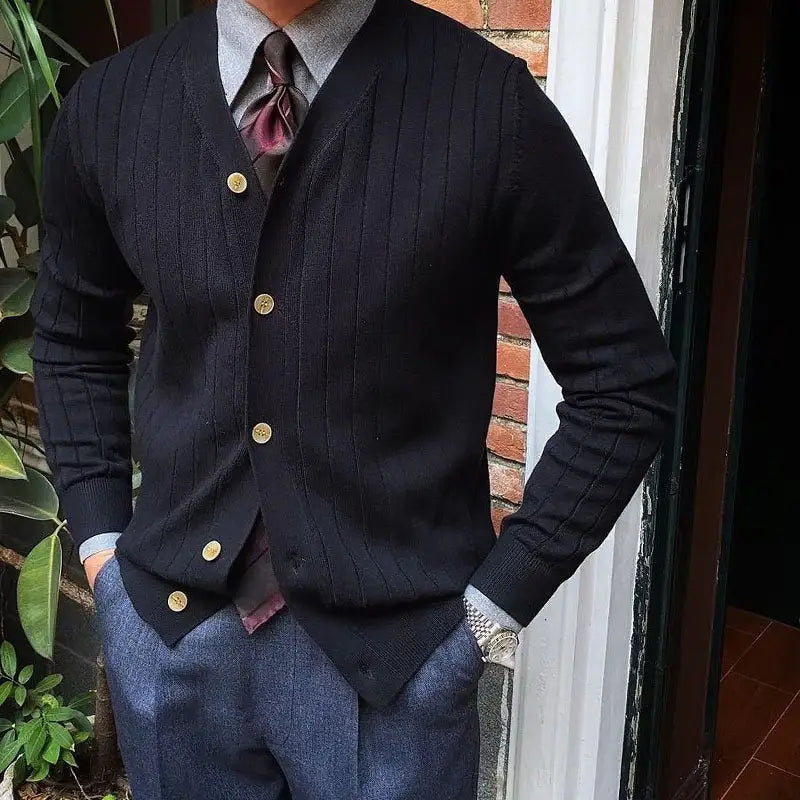 Herren Strickcardigan für Herbst & Winter