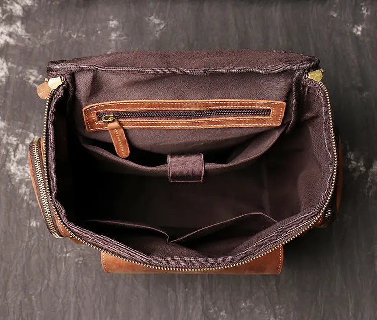 ALLFASHION HeritageLeather Laptop-Rucksack