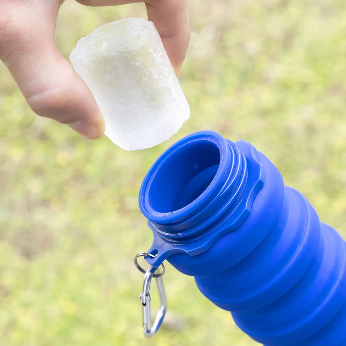Faltbare Silikonflasche Bentle – Detailansicht 5
