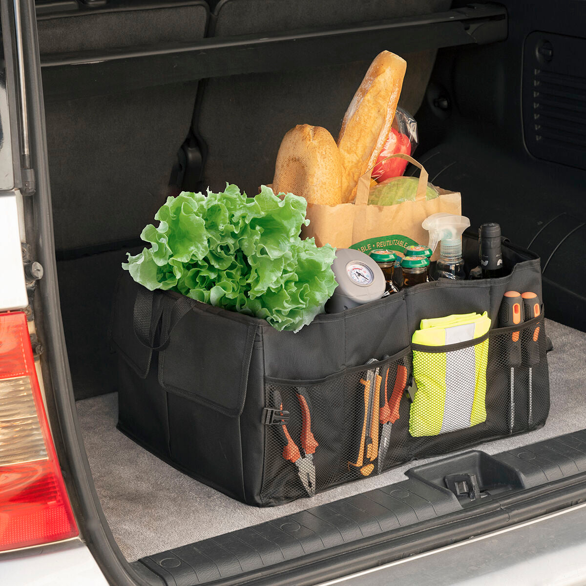 Faltbarer Kofferraum-Organizer Carry für Ordnung im Auto