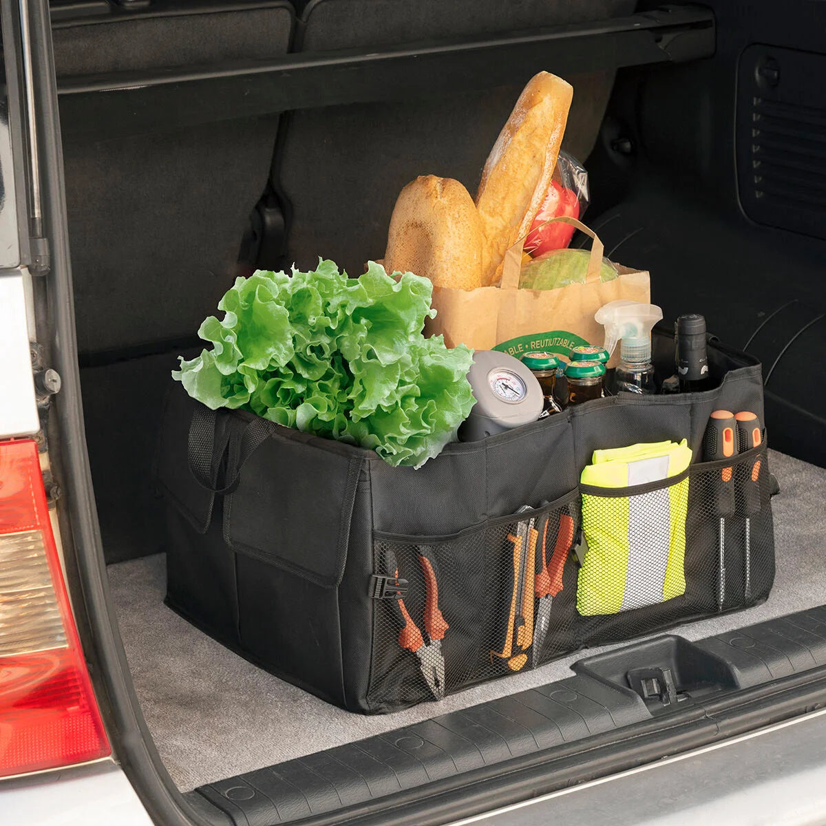 Faltbarer Kofferraum-Organizer Carry für Ordnung im Auto