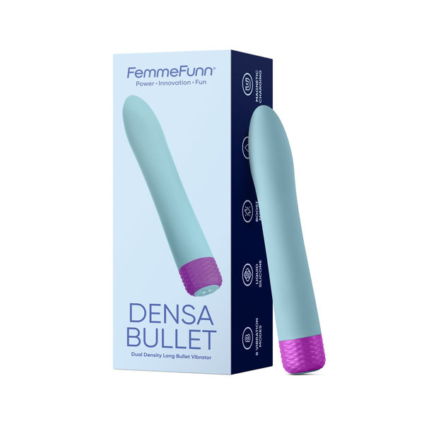 FemmeFunn Densa Bullet Mini Vibrator Blau Aufladbar - Erotik Shop