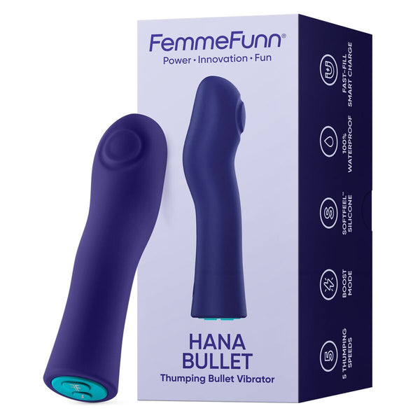 FemmeFunn Lila Mini Vibrator - Wasserdicht Silikon 2,9 cm - Erotik Shop