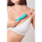 FemmeFunn Mini Vibrator Blau - Wasserfest Silikon Aufladbar - Erotik Shop