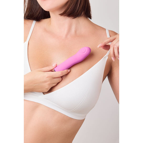 FemmeFunn Rosa Mini Vibrator aus Silikon wasserfest - Erotik Shop