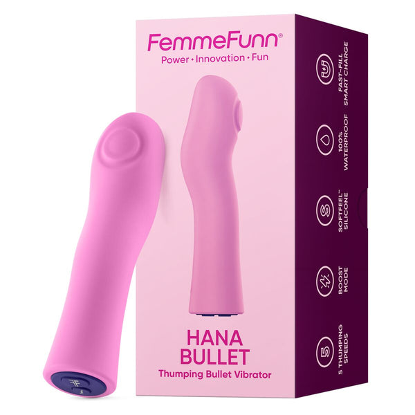 FemmeFunn Rosa Mini Vibrator aus Silikon wasserfest - Erotik Shop