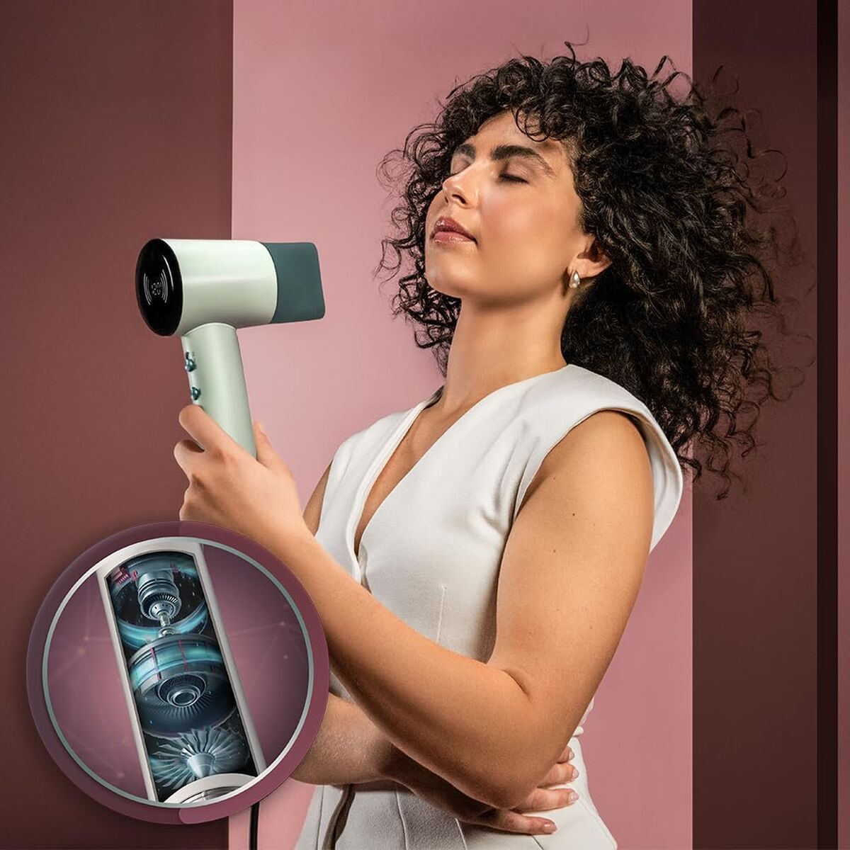 Föhn Cecotec DryNova 3in1 1600 W Minze günstig online