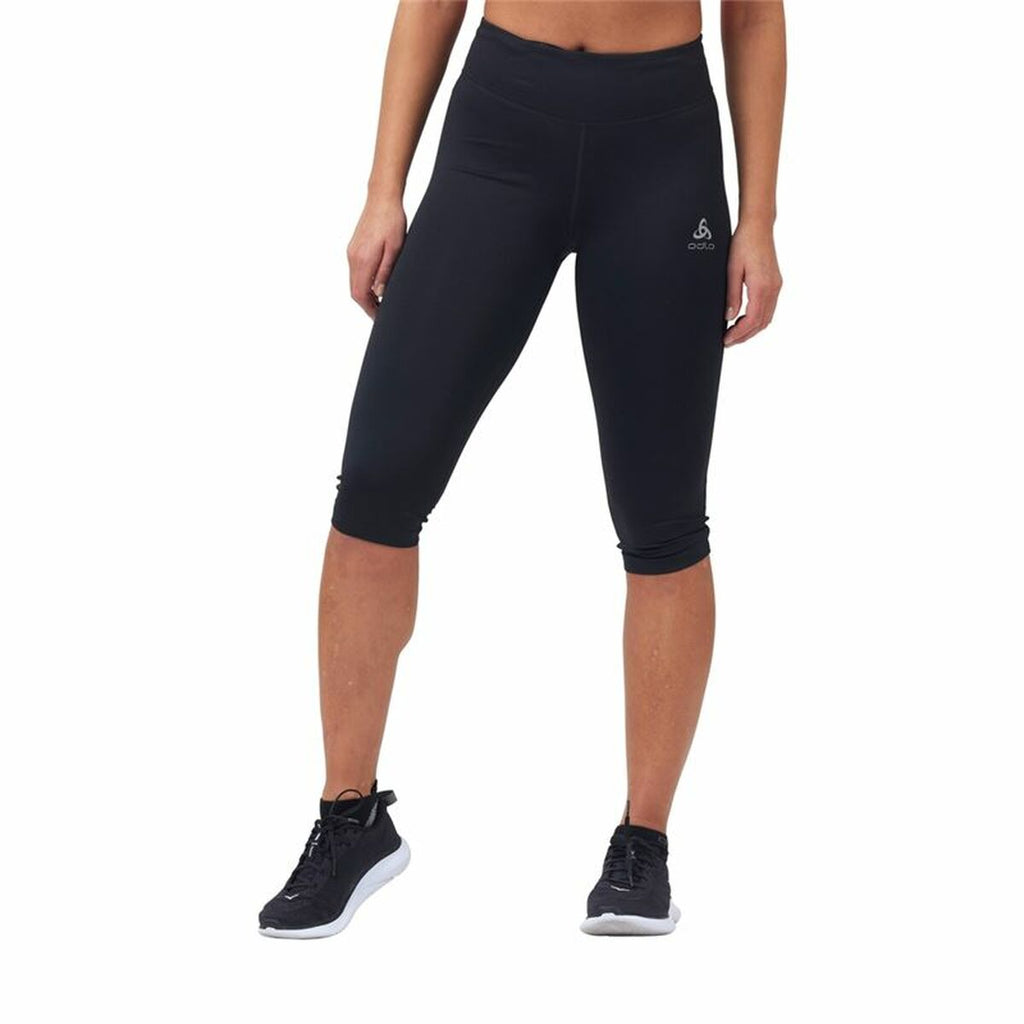 Frauen Odlo 34 Essential Schwarz Sport-Dreiviertelhosen - Sport & Freizeit
