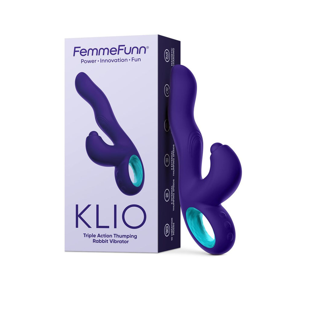 G-Punkt Vibrator FemmeFunn Klio Lila jetzt reduziert - Erotik Shop