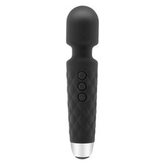 Produktbild von G-Punkt Vibrator The Wand Schwarz aus Silikon mit 20 Modi
