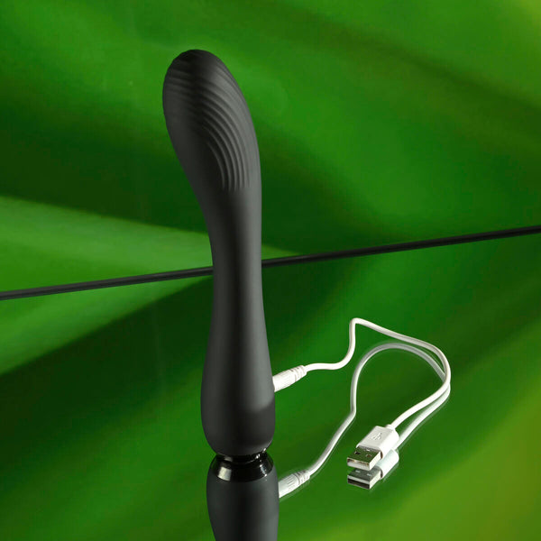 G-Punkt Vibrator Silikon Schwarz – 10 Geschwindigkeiten - Erotik Shop