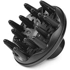 Black Hair Dryer Diffuser Attachment für G3Ferrari G30034RD für schnelles Styling