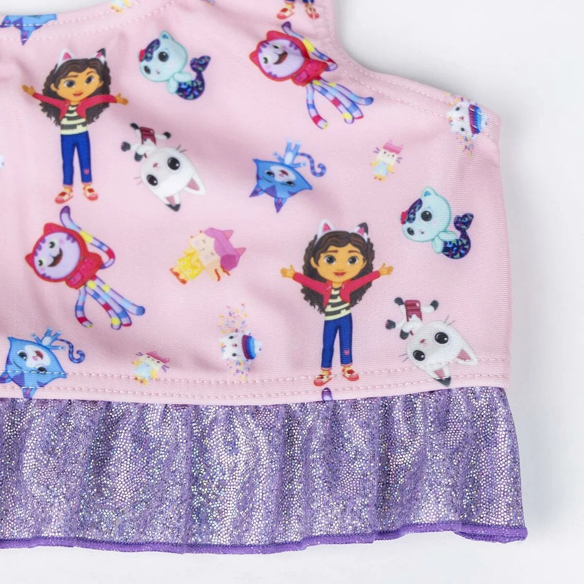 Gabby's Dollhouse Kinder-Bikini – Rosa – ausgewählte Produktansicht