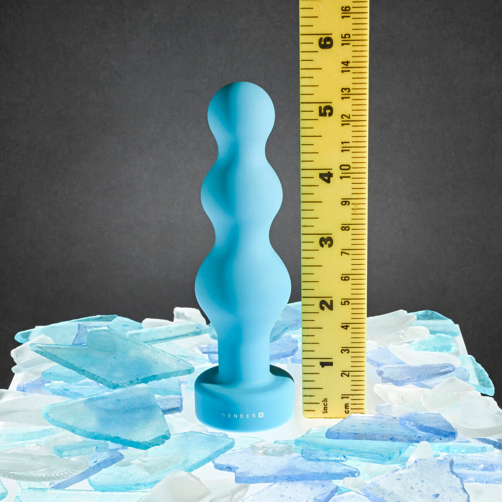 Gender X Anal-Vibrator Blau – Aufladbar Silikon diskret - Erotik Shop