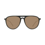 Black aviator sunglasses Hackett Herrensonnenbrille aus schwarzem Azetat-Rahmen kombiniert HSB8430157 für zeitlose Eleganz
