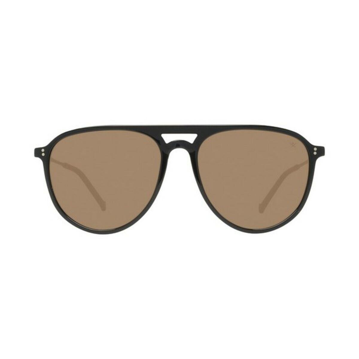 Black aviator sunglasses Hackett Herrensonnenbrille aus schwarzem Azetat-Rahmen kombiniert HSB8430157 für zeitlose Eleganz
