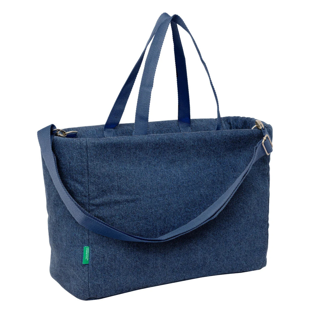 Benetton Denim Laptoptasche Blau bis 14,1 Zoll – Produktansicht 3