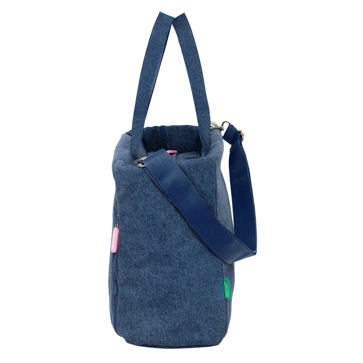 Benetton Denim Laptoptasche Blau bis 14,1 Zoll – Produktansicht 4