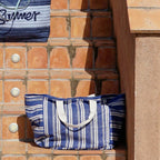 Handtasche DKD Home Decor Blau Rot Aluminium